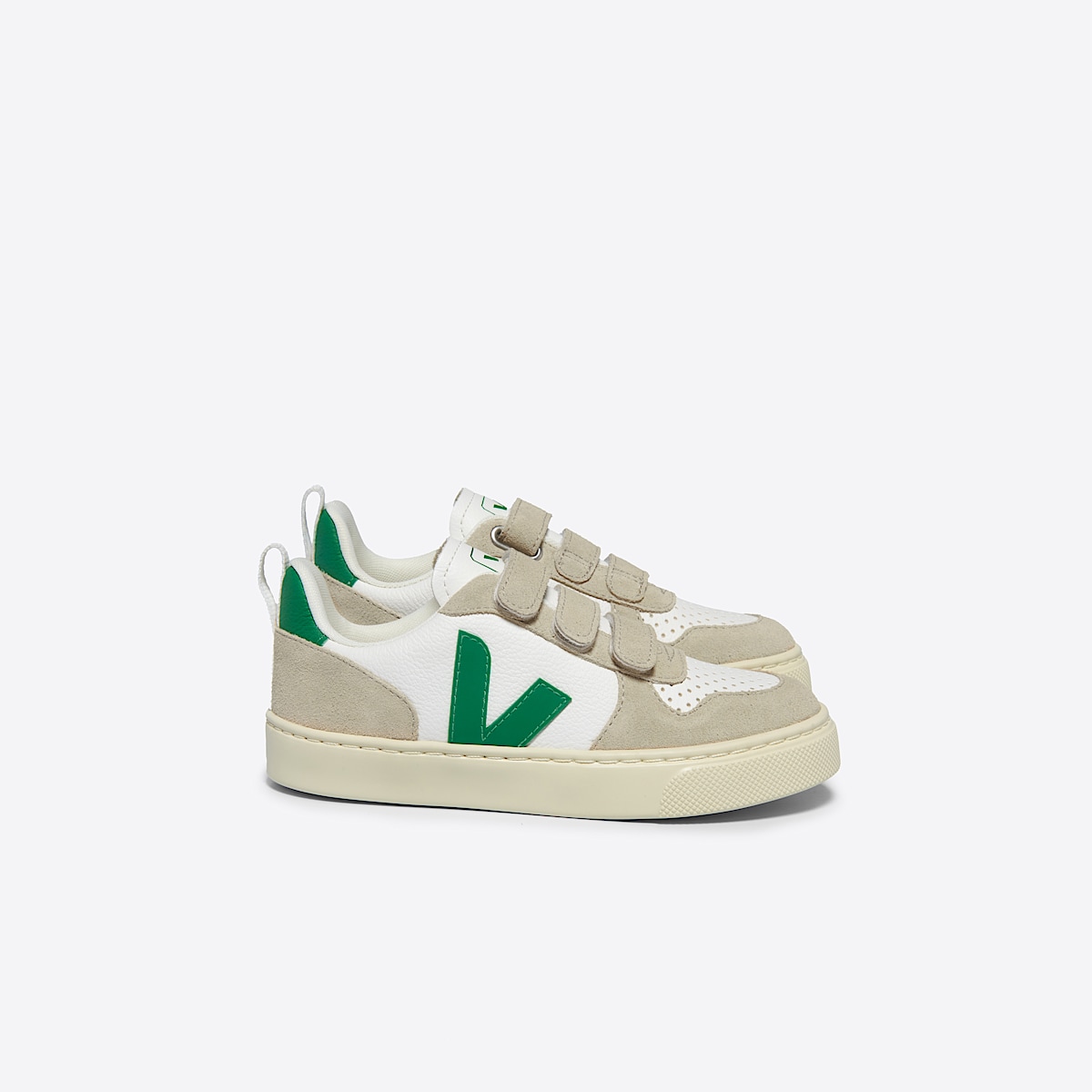 veja sneaker small-v-10 leder weiss CV0503800 Lateral view
