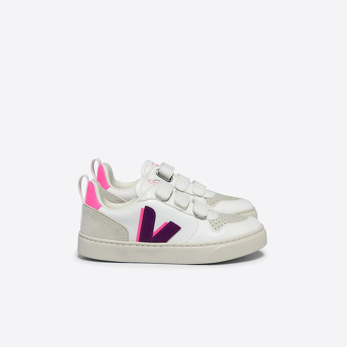 veja baskets small-v-10-w vegan blanc CY0703806 Lateral view