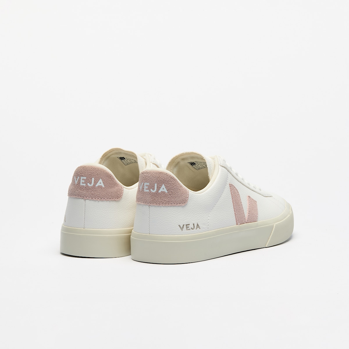 veja baskets campo cuir blanc CP0503886 Back view