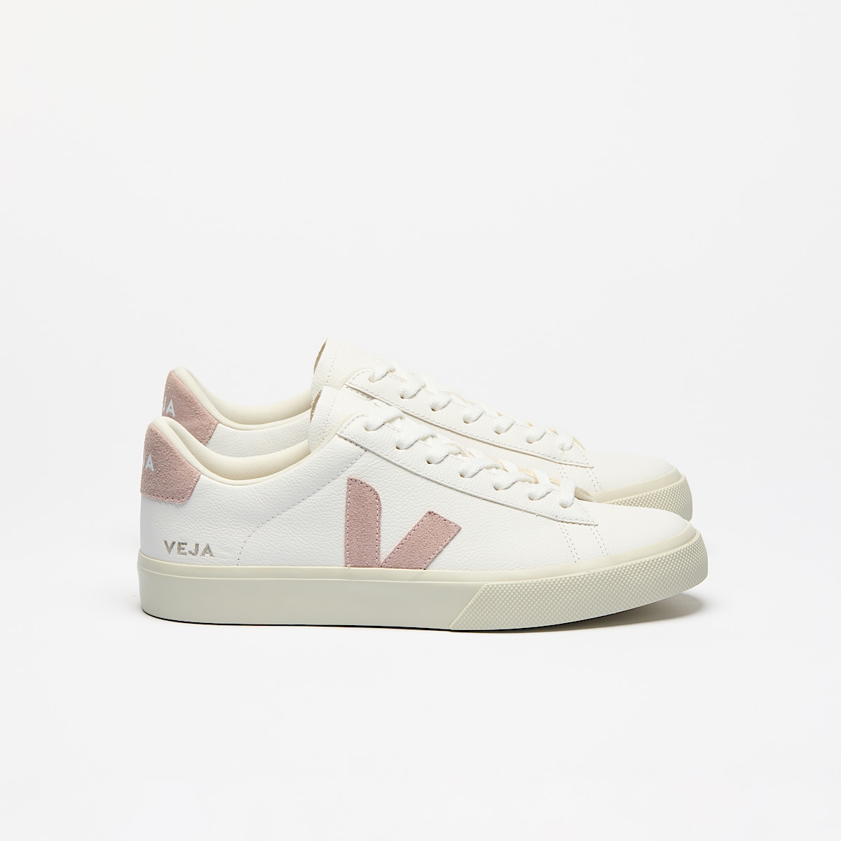 veja baskets campo cuir blanc CP0503886 Lateral view