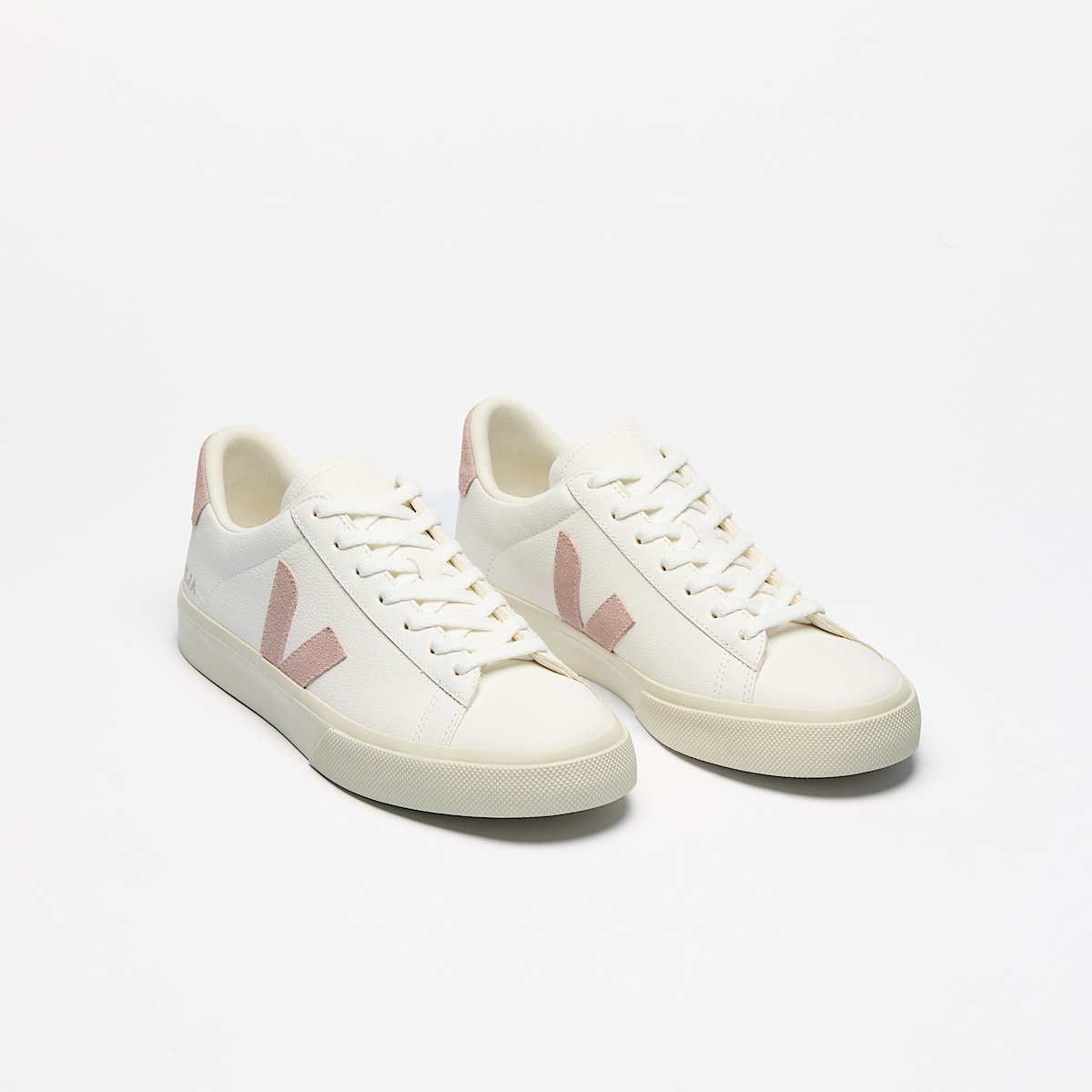 veja baskets campo cuir blanc CP0503886 Top view