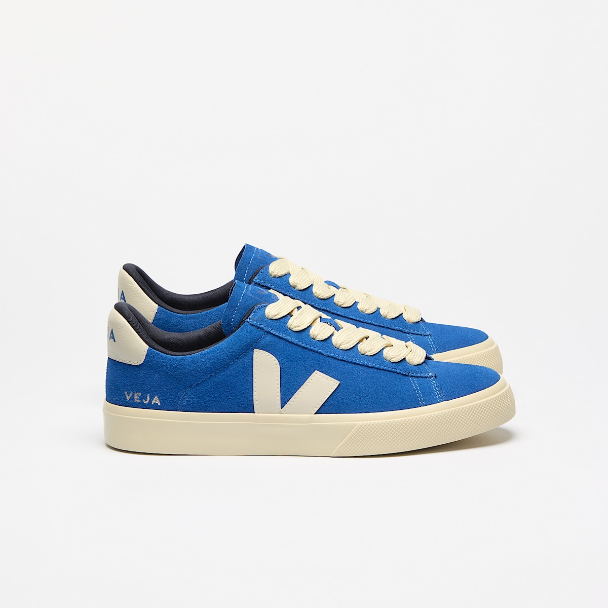 veja sneakers campo suede blue CP0320523 Lateral view