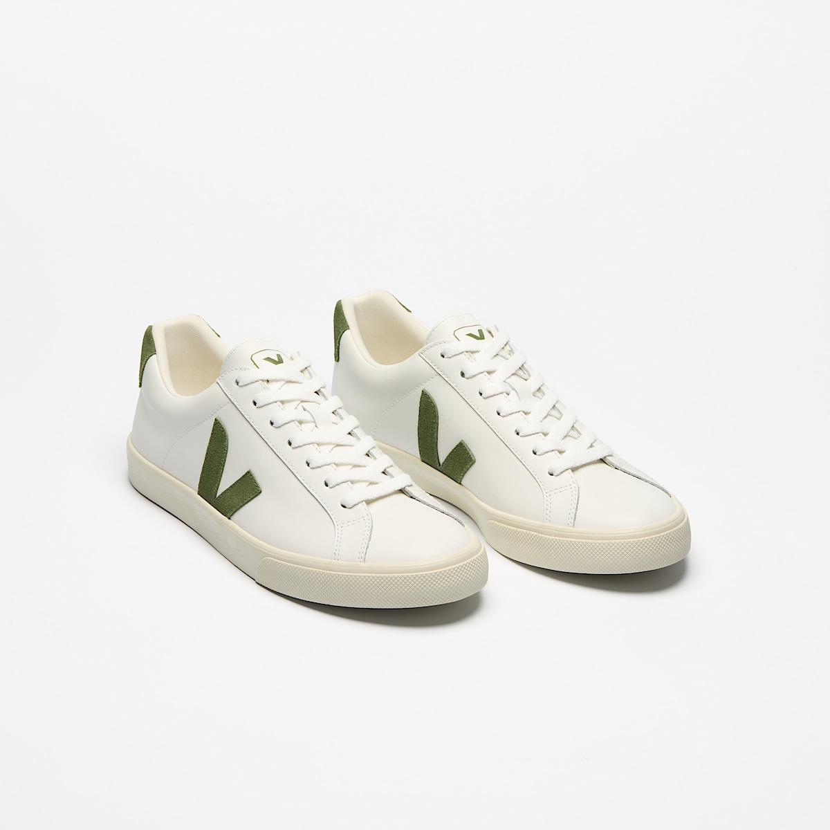 veja sneakers esplar-logo pelle bianco EO0203881 Top view