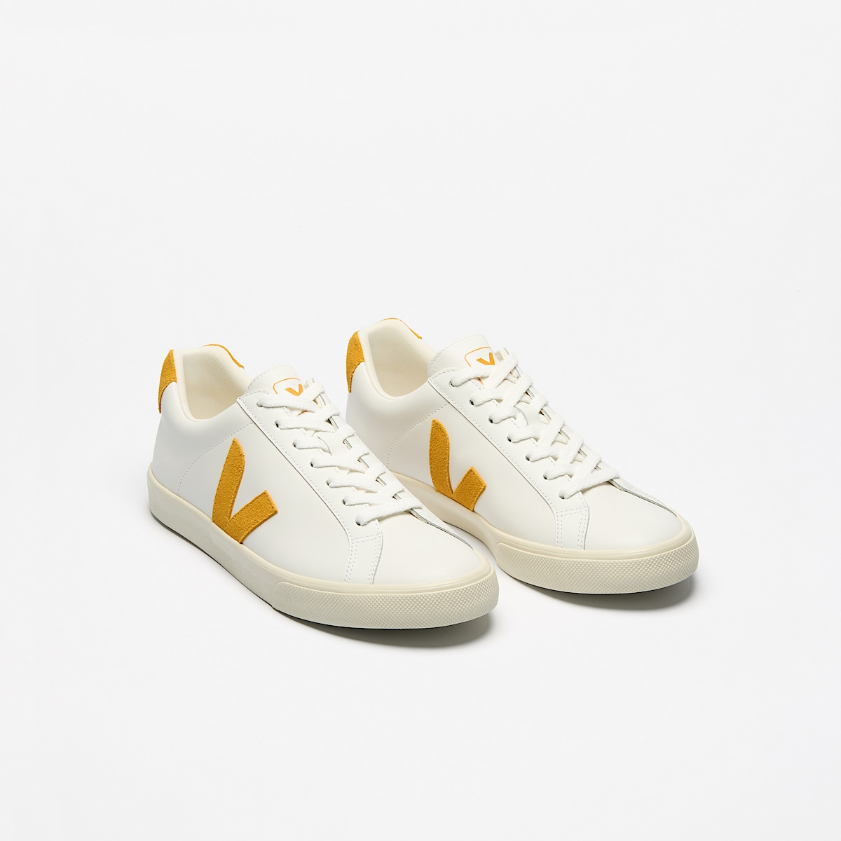 veja sneakers esplar-logo leather white EO0203711 Top view