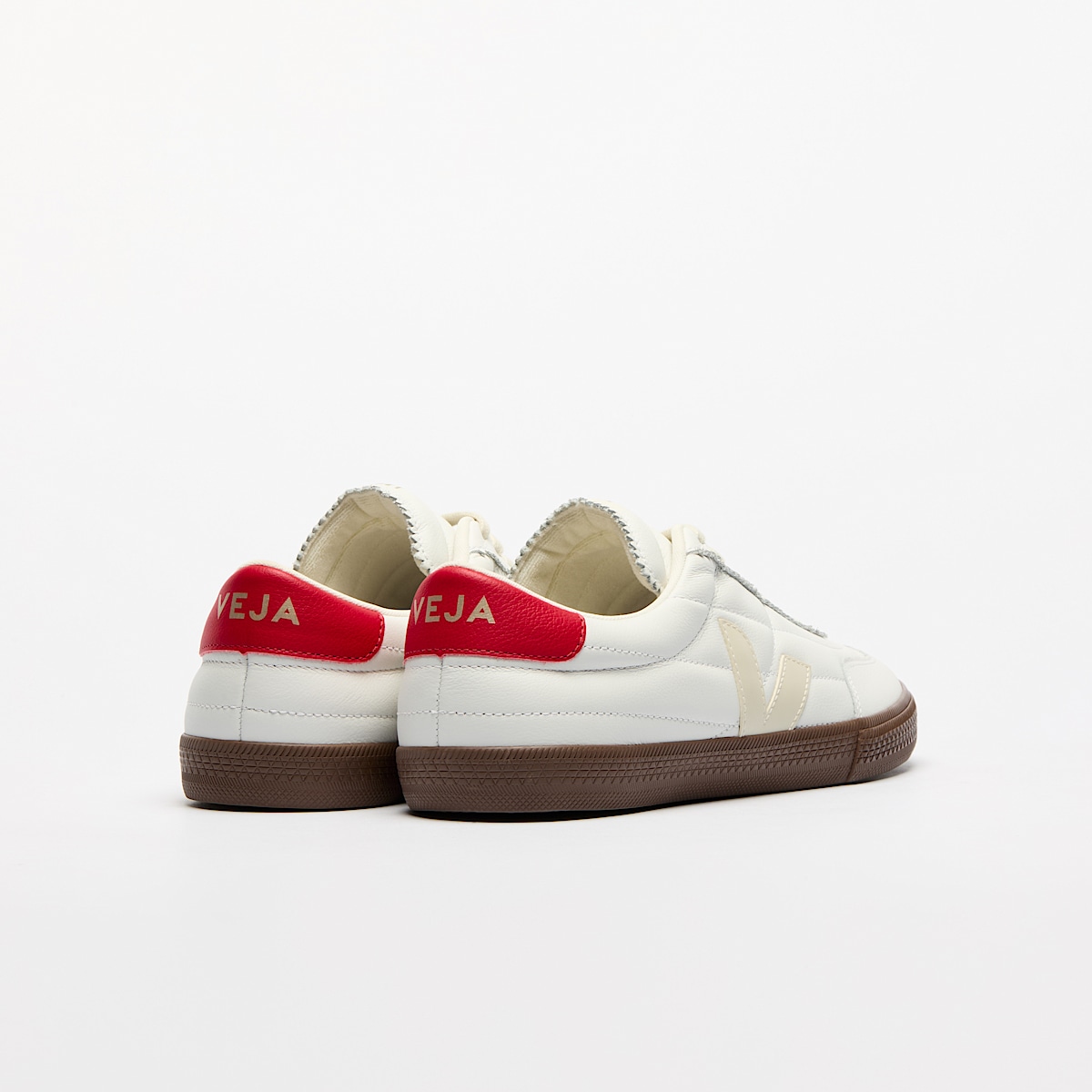 veja baskets panenka cuir-biologique blanc FU2020708 Back view