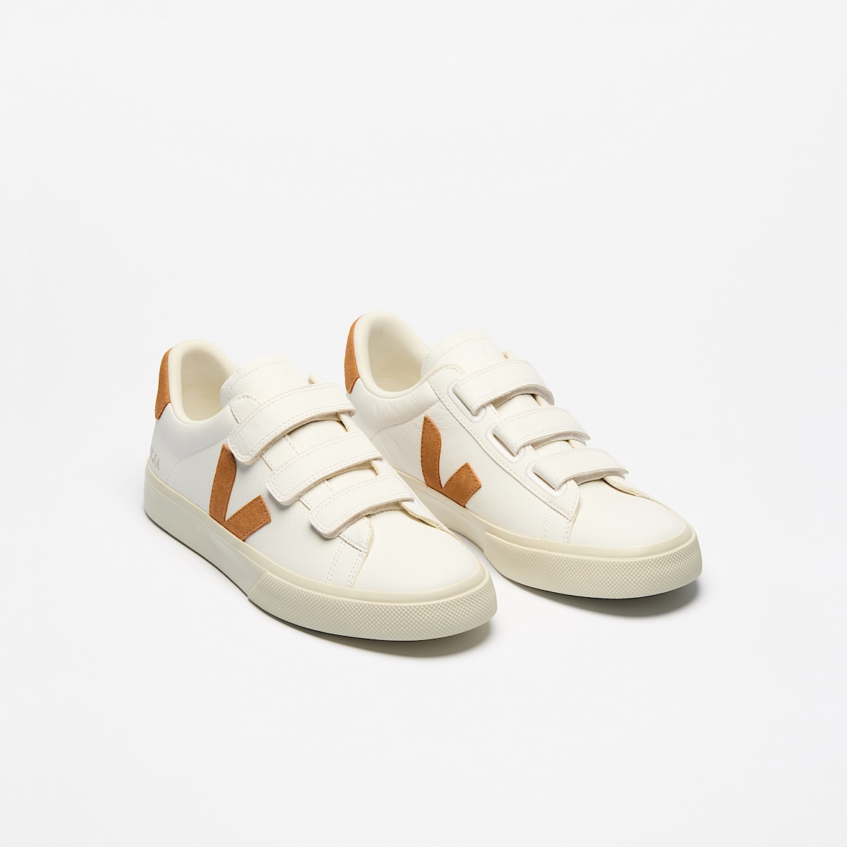 veja sneakers recife-logo pelle bianco RC0503885 Top view