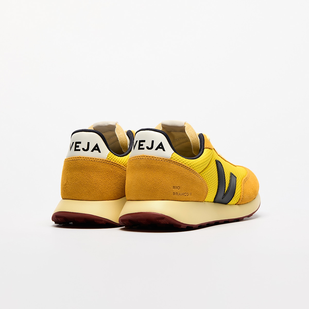 veja sneakers rio-branco-ii recycled yellow RO1803873 Back view