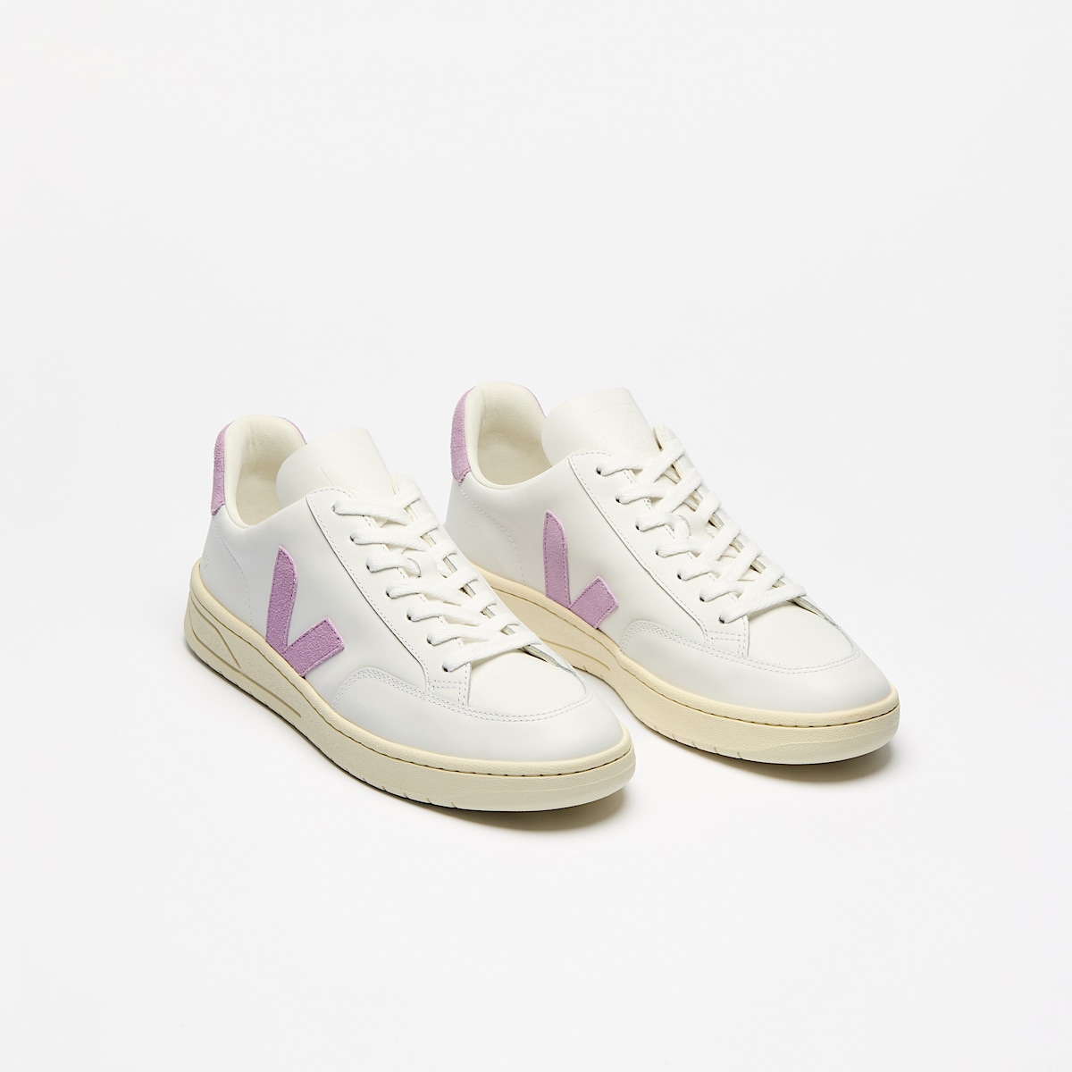 veja baskets v-12 cuir blanc XD0220494 Top view