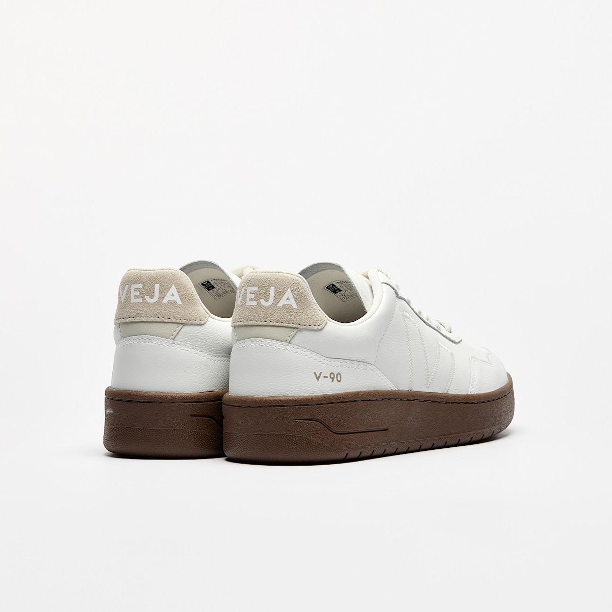 veja sneaker v-90-zz biologischer-baumwolle weiss VZ2020750 Back view