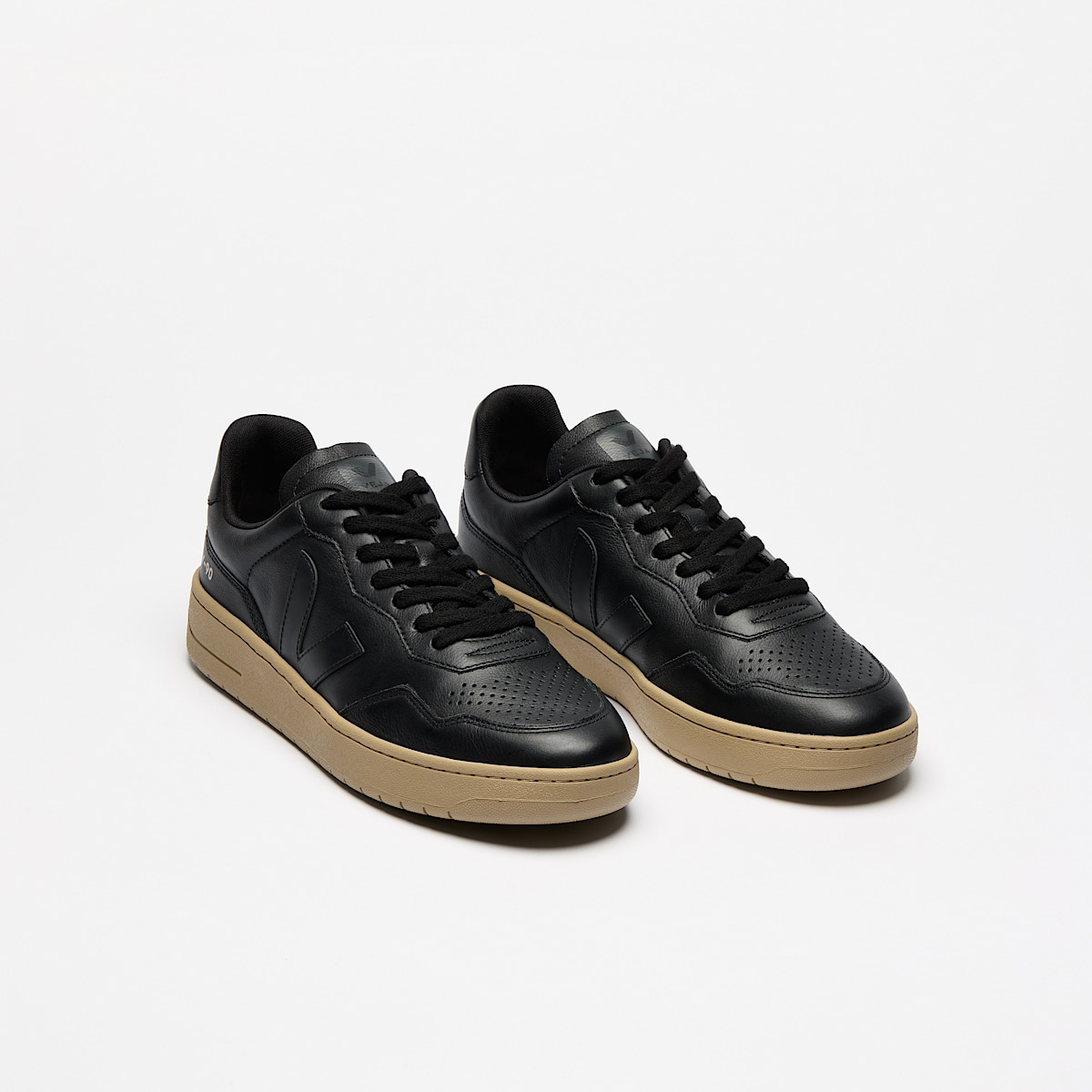 veja baskets v-90 cuir noir VD2003896 Top view