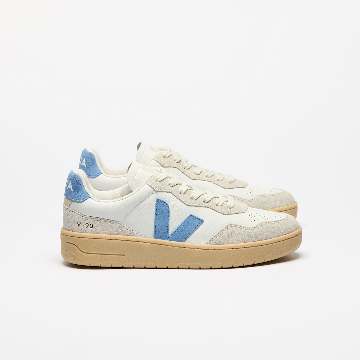 veja baskets v-90 cuir blanc VD2003895 Lateral view