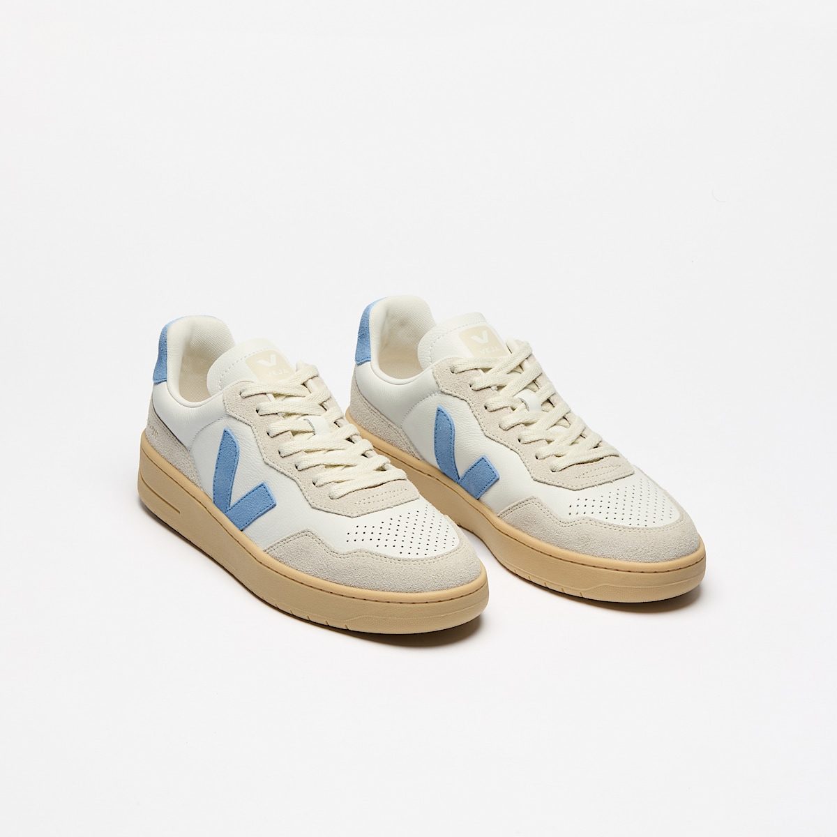 veja baskets v-90 cuir blanc VD2003895 Top view