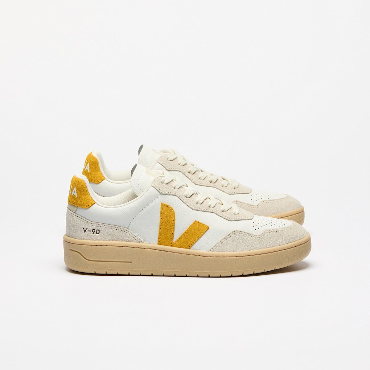 veja baskets v-90 cuir blanc VD2003894 Lateral view