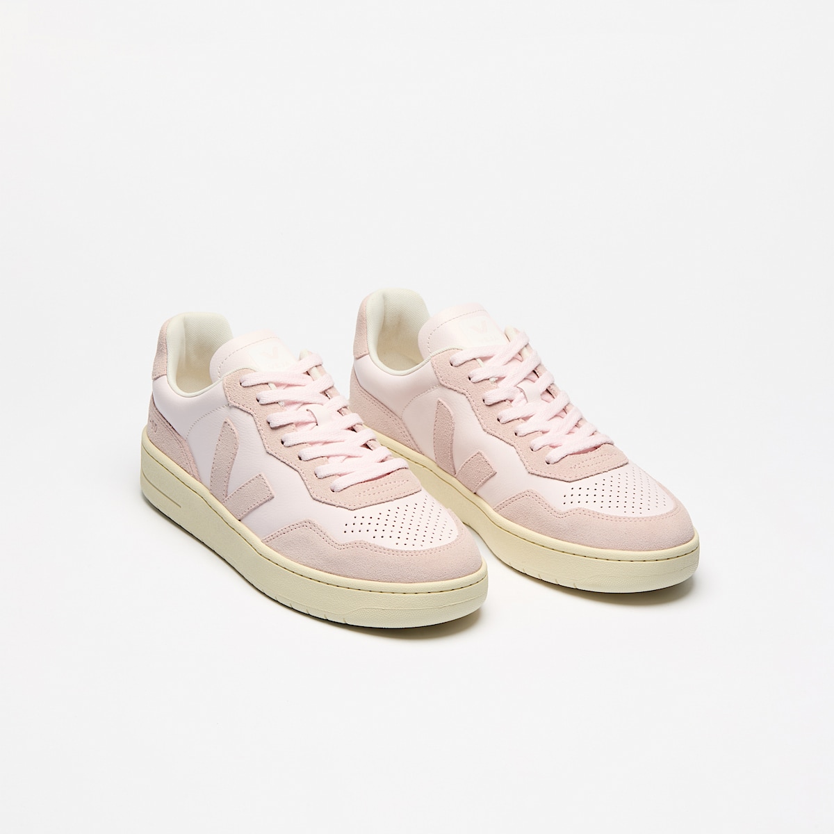 veja baskets v-90 cuir rose VD2003891 Top view