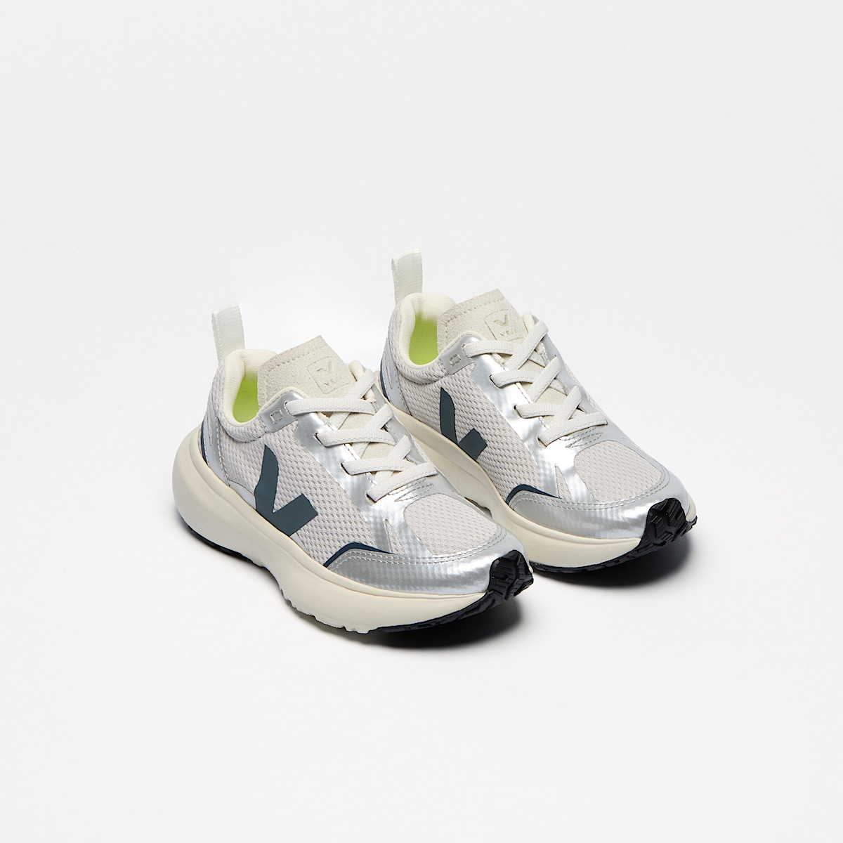 veja sneakers small-canary-light recycled grey YL1820623 Top view