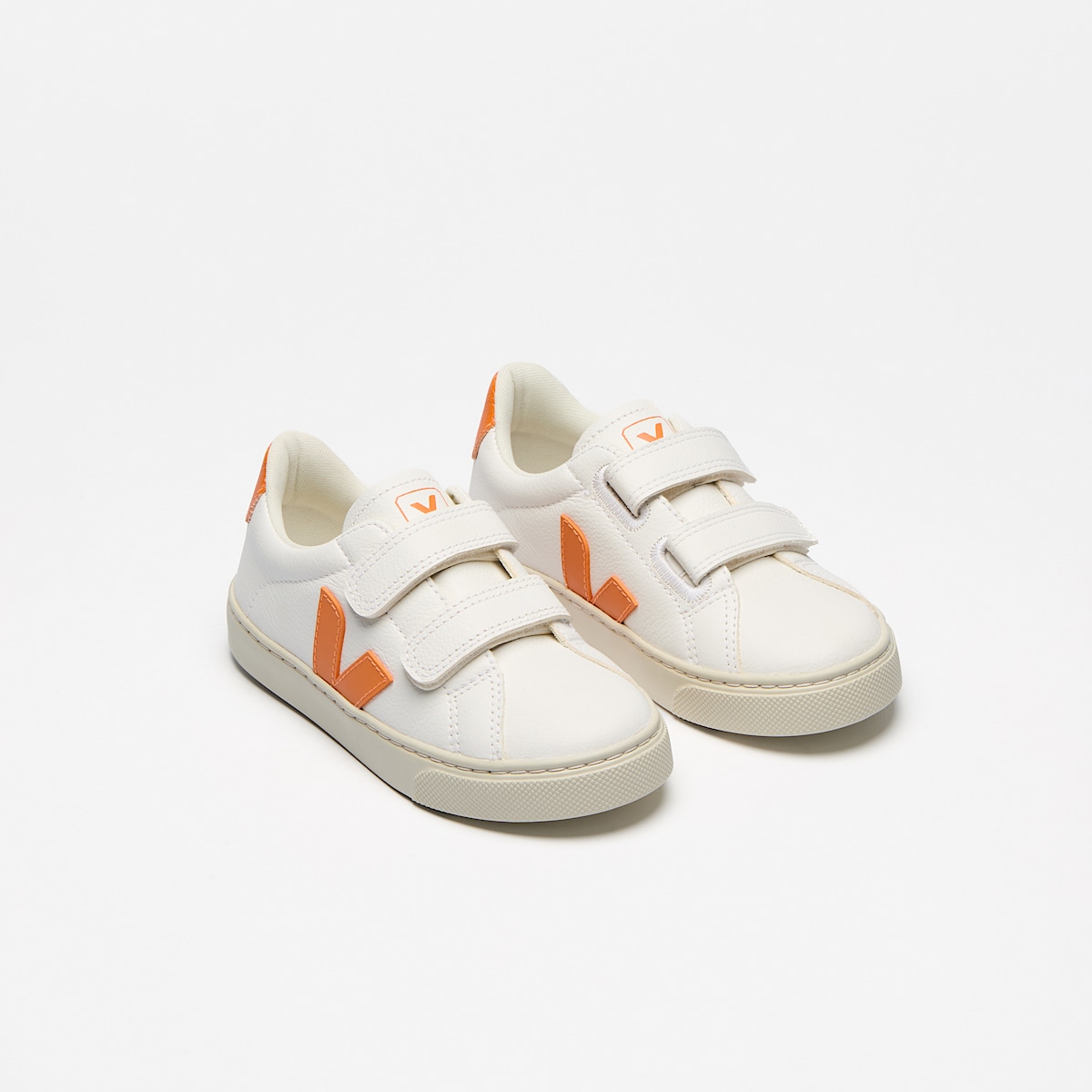 veja zapatillas small-esplar cuero blanco SV0520603 Top view