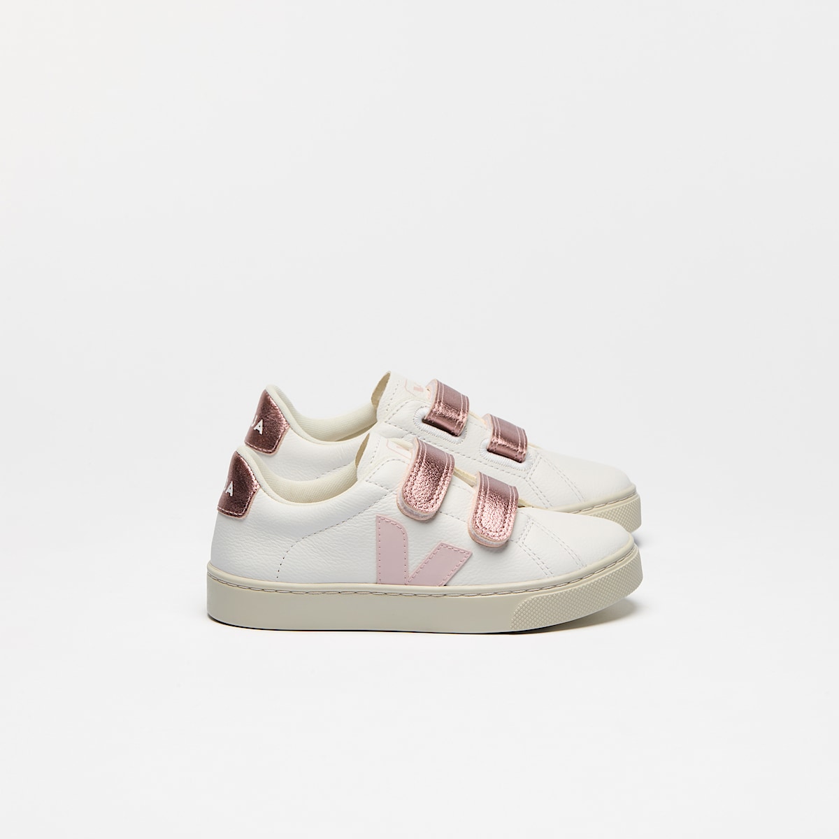 veja small-esplar leather white SV0520604