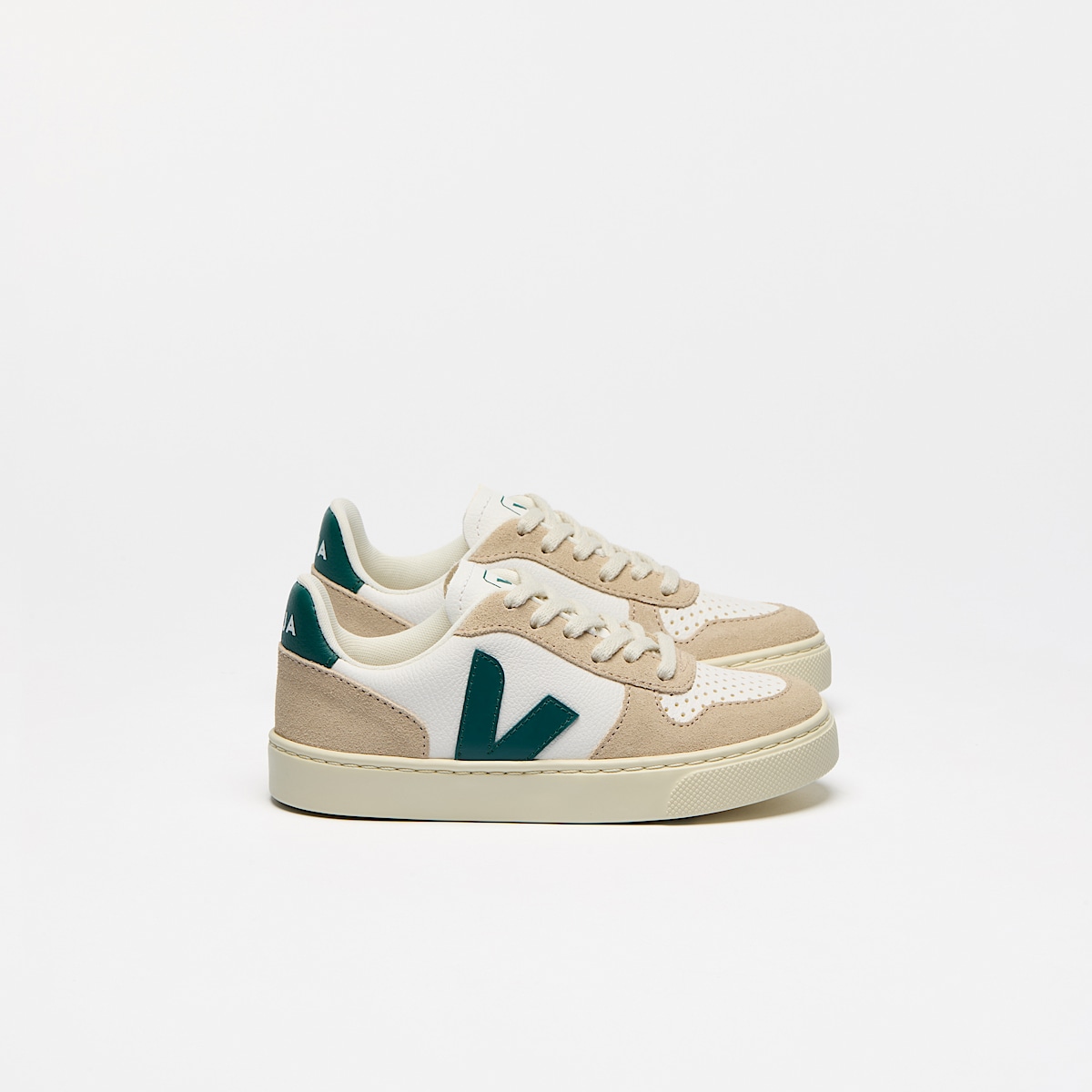 veja small-v-10-laces cuero beige CX0520619