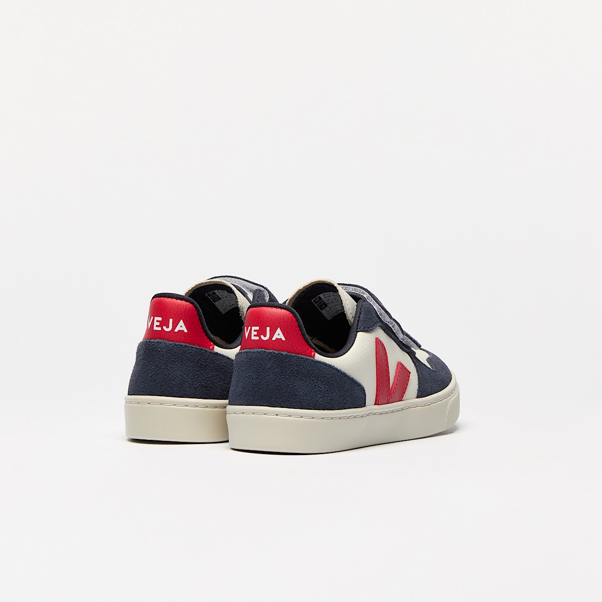 veja sneakers small-v-10 leather blue CV0520616 Back view