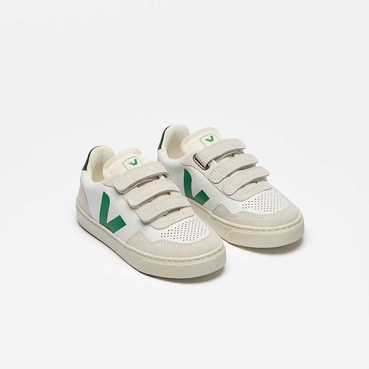 veja baskets small-v-90 cuir-biologique blanc SX2020633 Top view