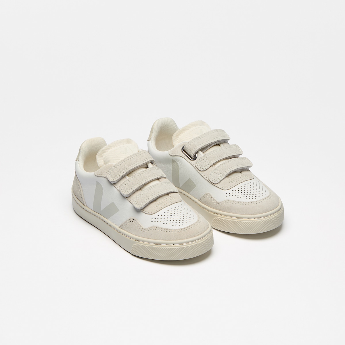 veja baskets small-v-90 cuir-biologique blanc SX2020637 Top view