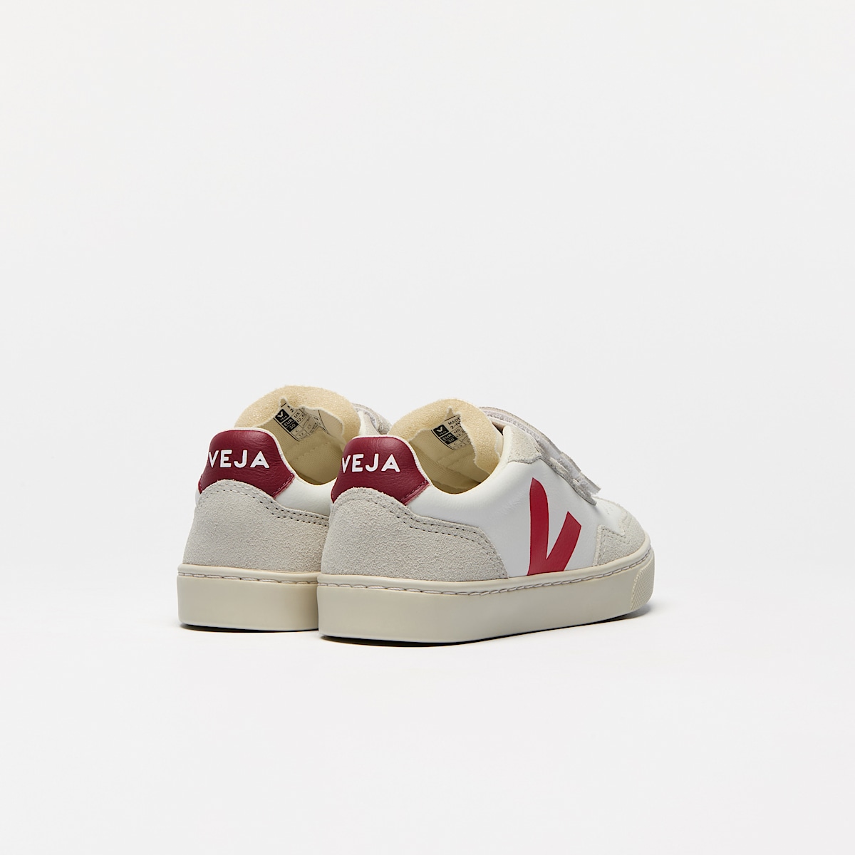 veja sneakers small-v-90 organic-leather white SX2020635 Back view