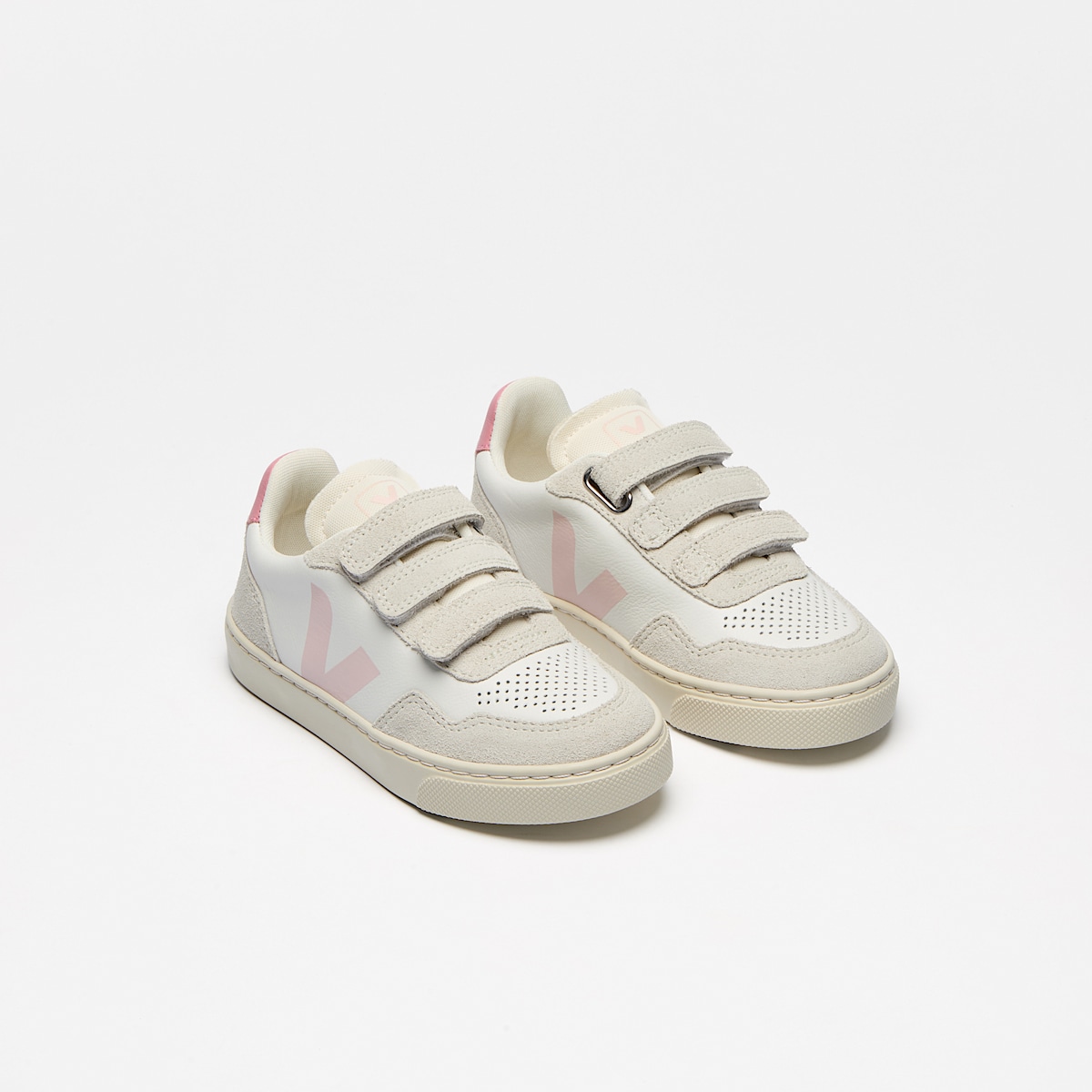 veja baskets small-v-90 cuir-biologique blanc SX2020636 Top view