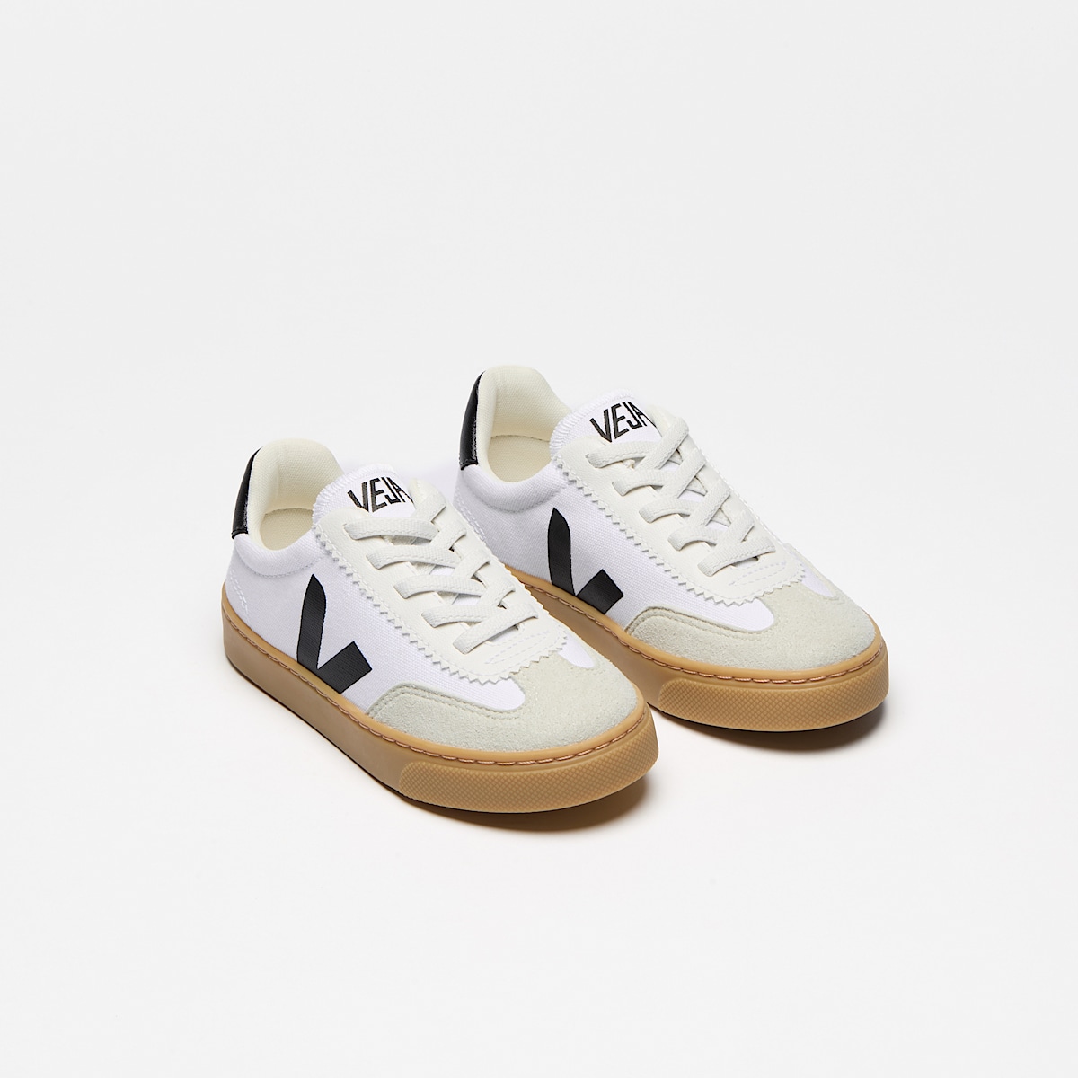 veja baskets small-volley coton-biologique blanc SY0120631 Top view