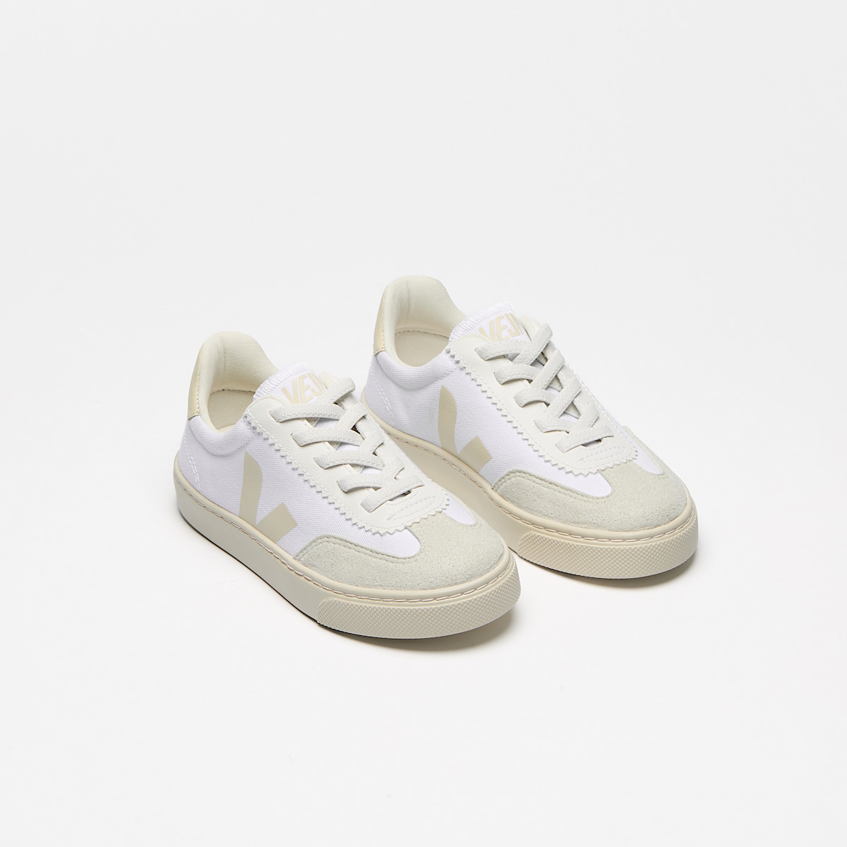 veja baskets small-volley coton-biologique blanc SY0120626 Top view