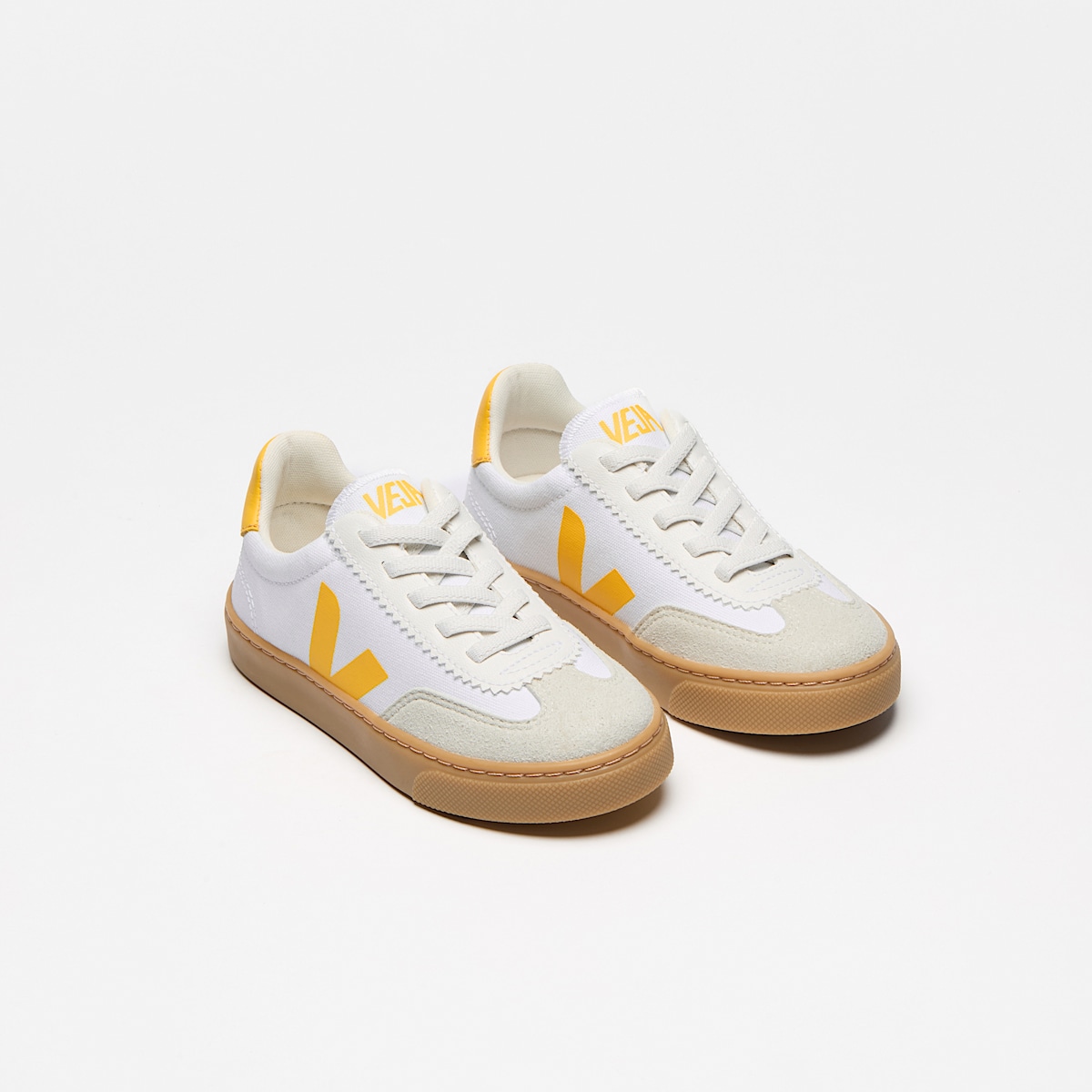 veja baskets small-volley coton-biologique blanc SY0120629 Top view