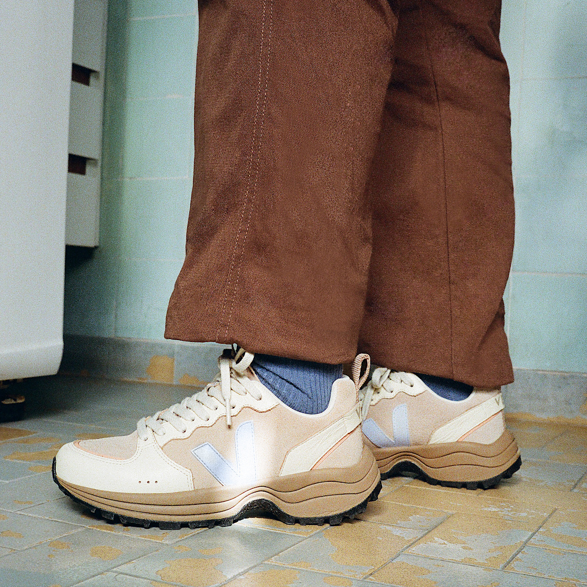 veja venturi-vc suède beige VC0303543B460