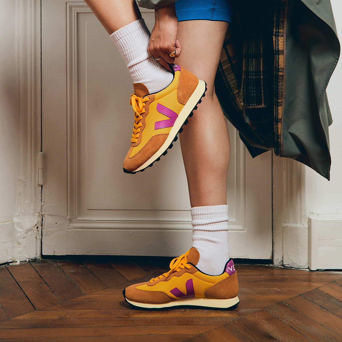 veja sneakers rio-branco recycled yellow RB1803738