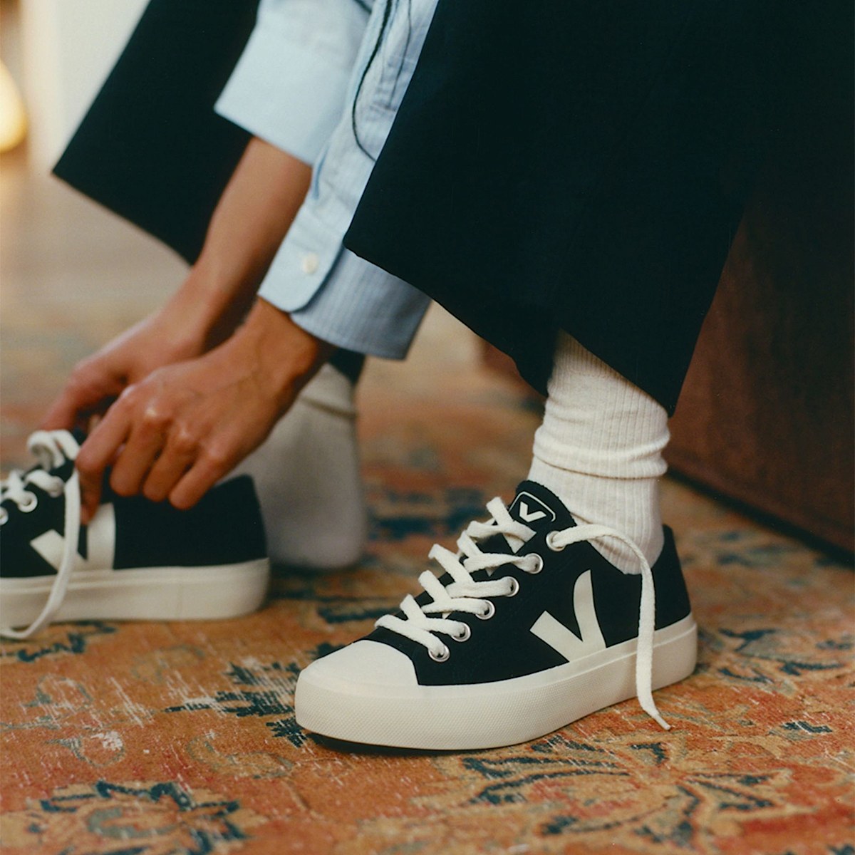 veja wata-ii-low coton-biologique noir PL0101397B470