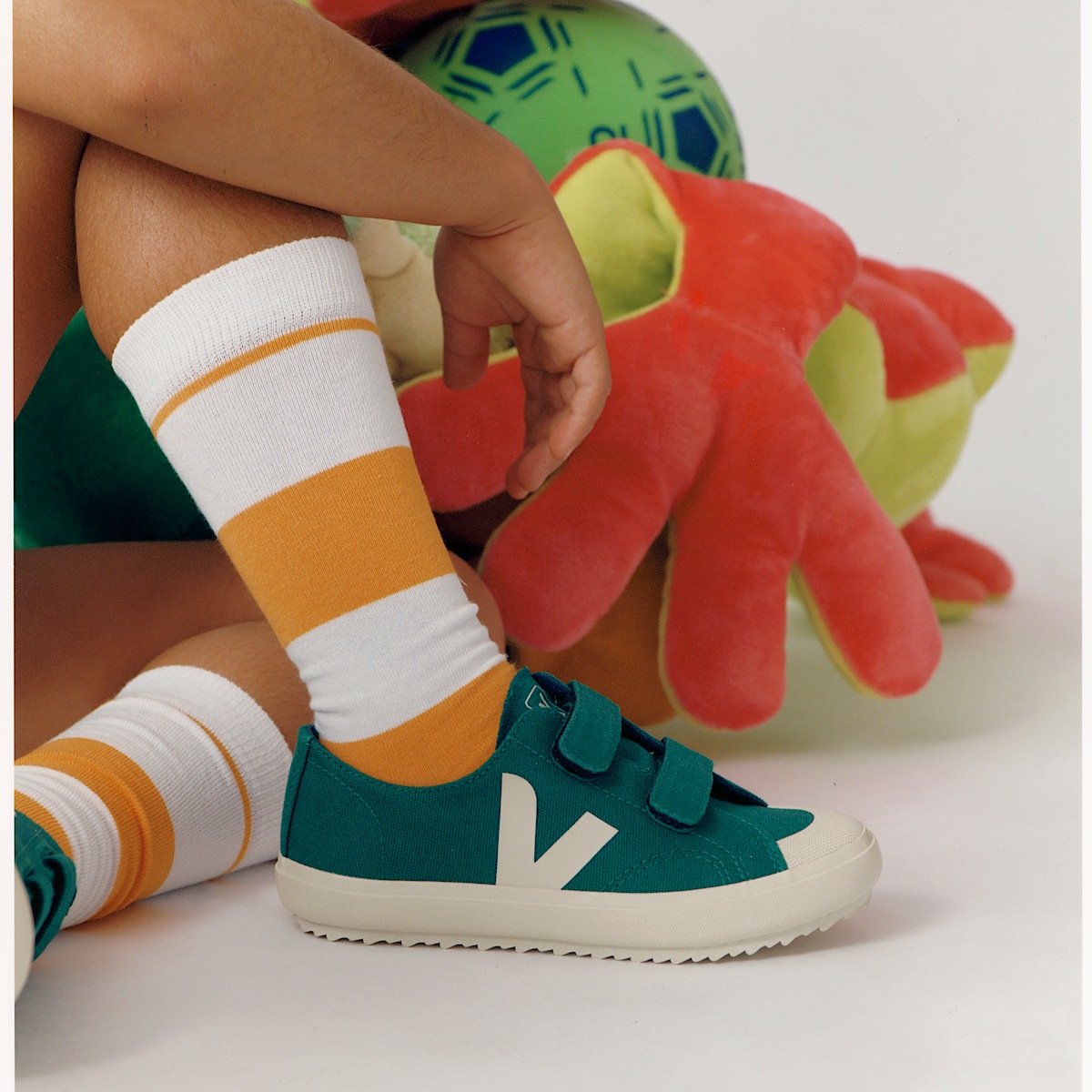 veja small-ollie algodão-orgánico verde OV0102836C220