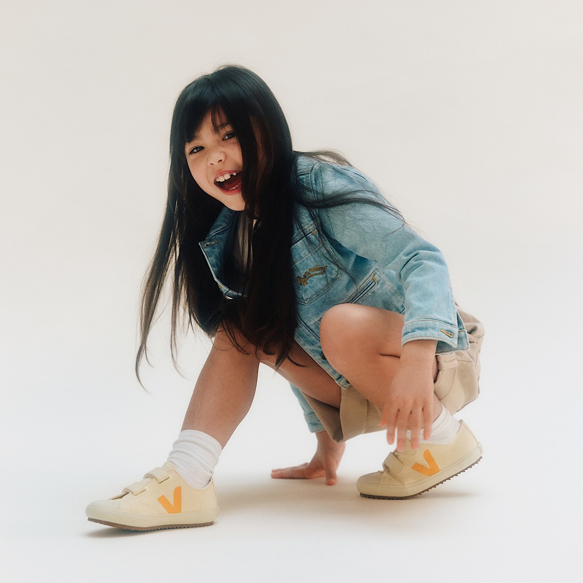 veja small-ollie algodón-orgánico beige OV0103239C220