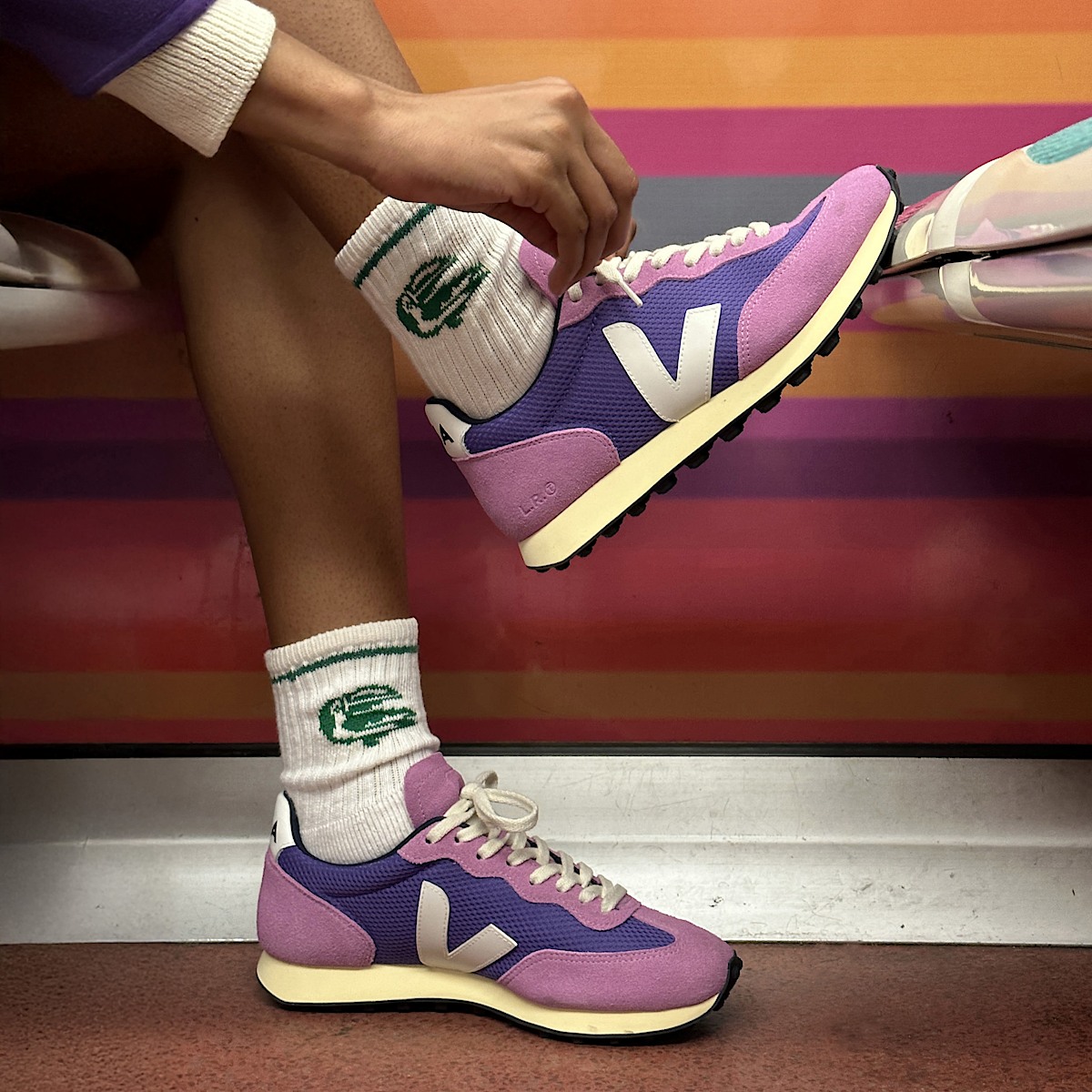 veja rio-branco recycled purple RB1803347A400