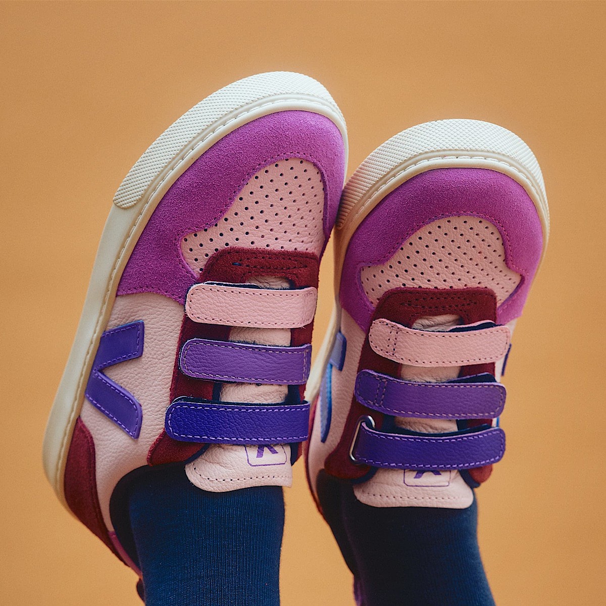 veja sneakers small-v-10 leather multicolor CV0503421