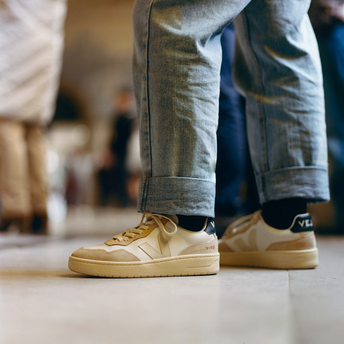 veja baskets v-90 cuir blanc VD2003461