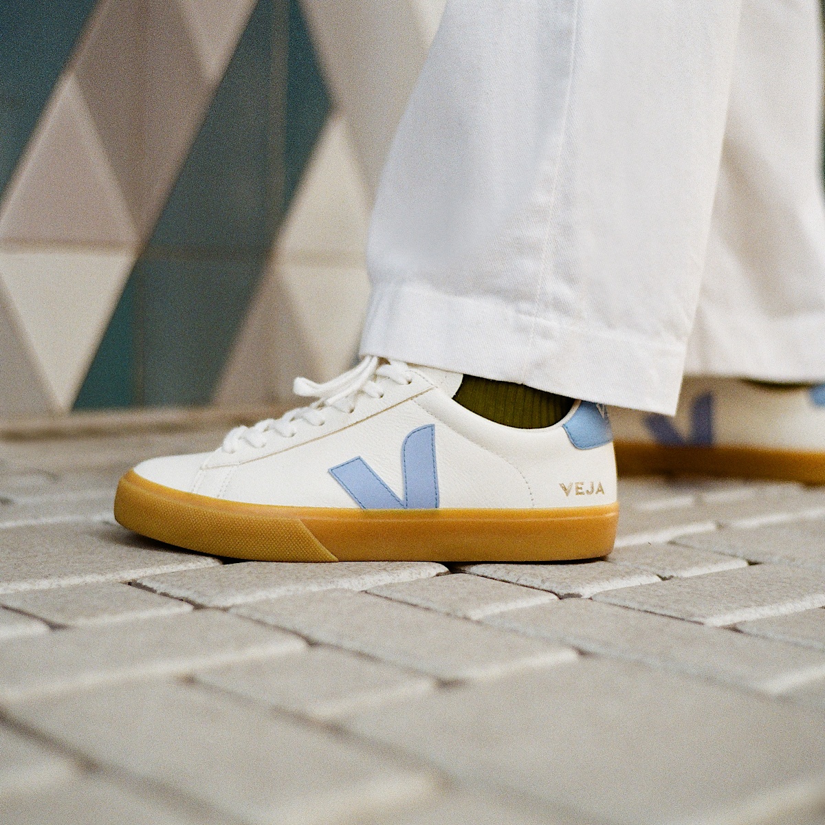 veja baskets campo cuir blanc CP0503645