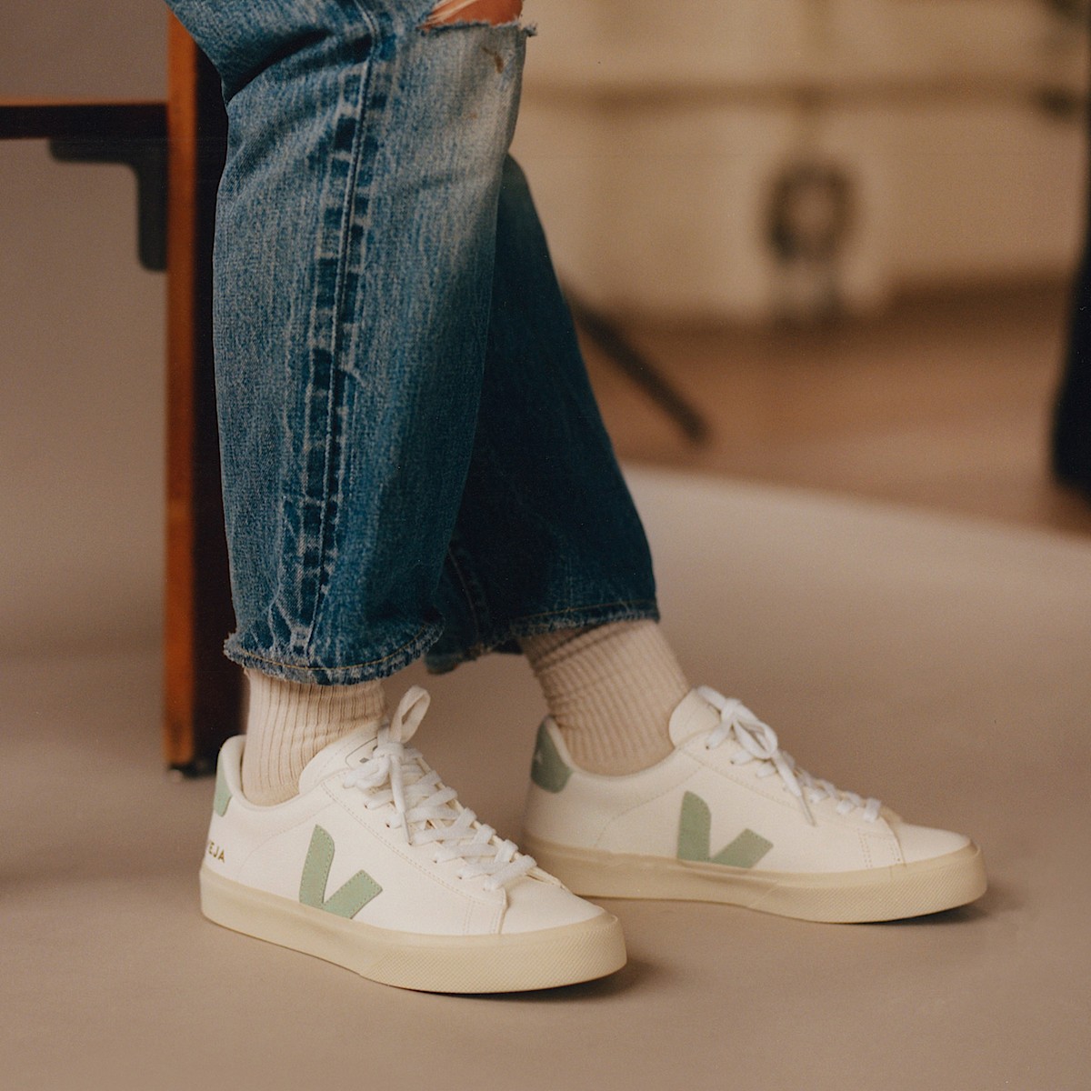 veja sneakers campo leather white CP0502485