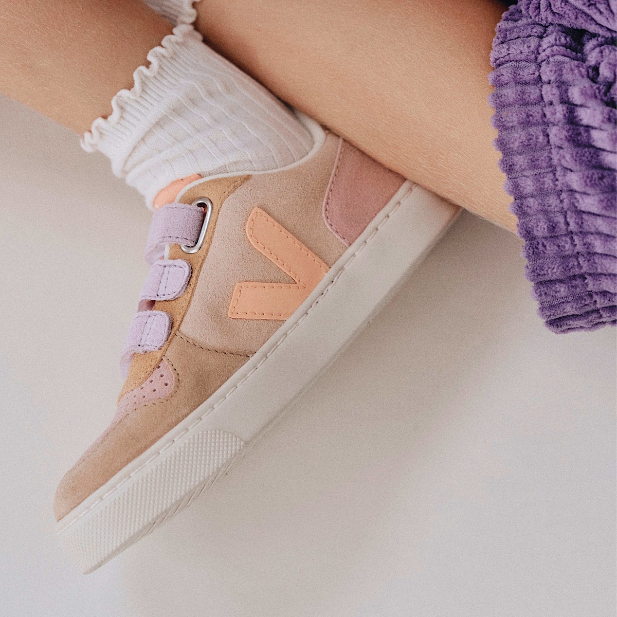 veja small-v-10 camurça multicolor CV0303032C280
