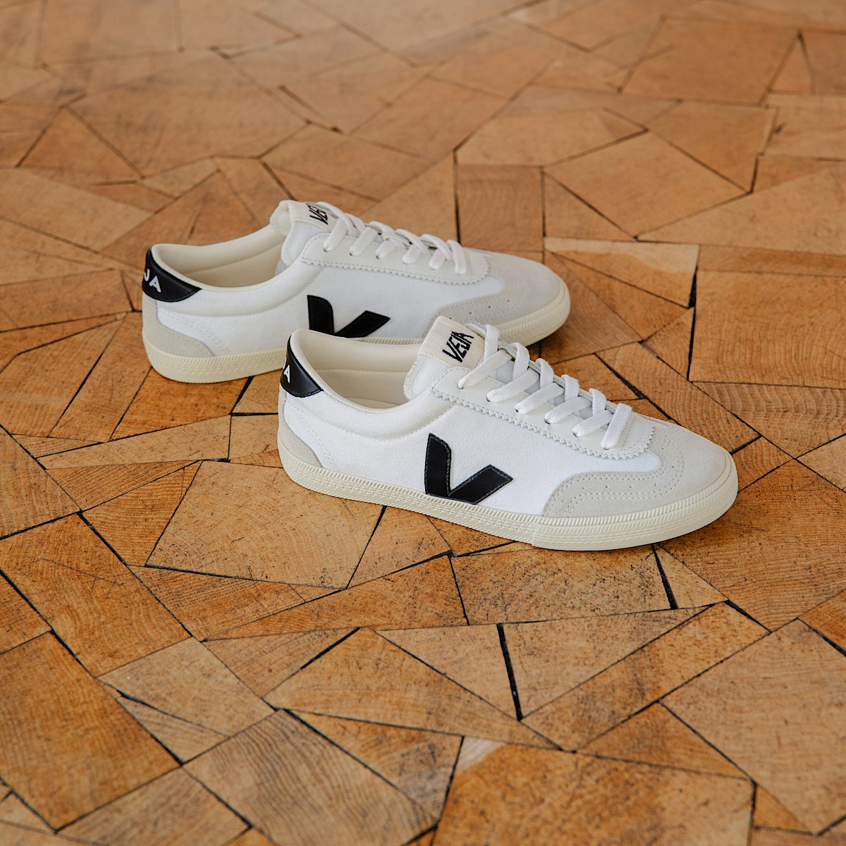 veja sneakers volley cotone-biologico bianco VO0103524