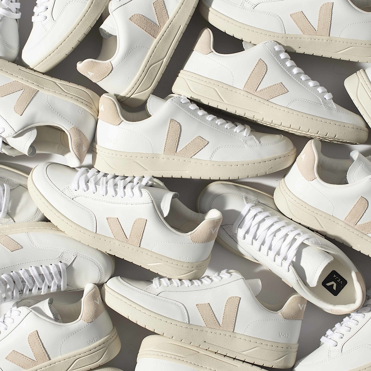 veja baskets v-12 cuir blanc XD0202335