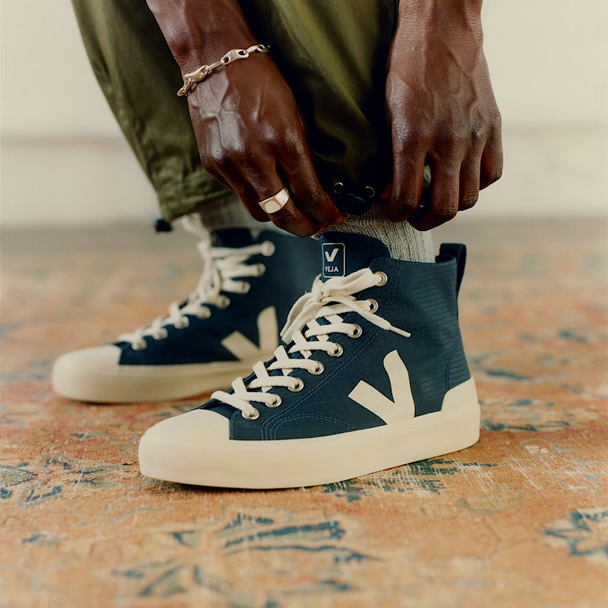 veja wata-ii ripstop bleu PA1903196A350