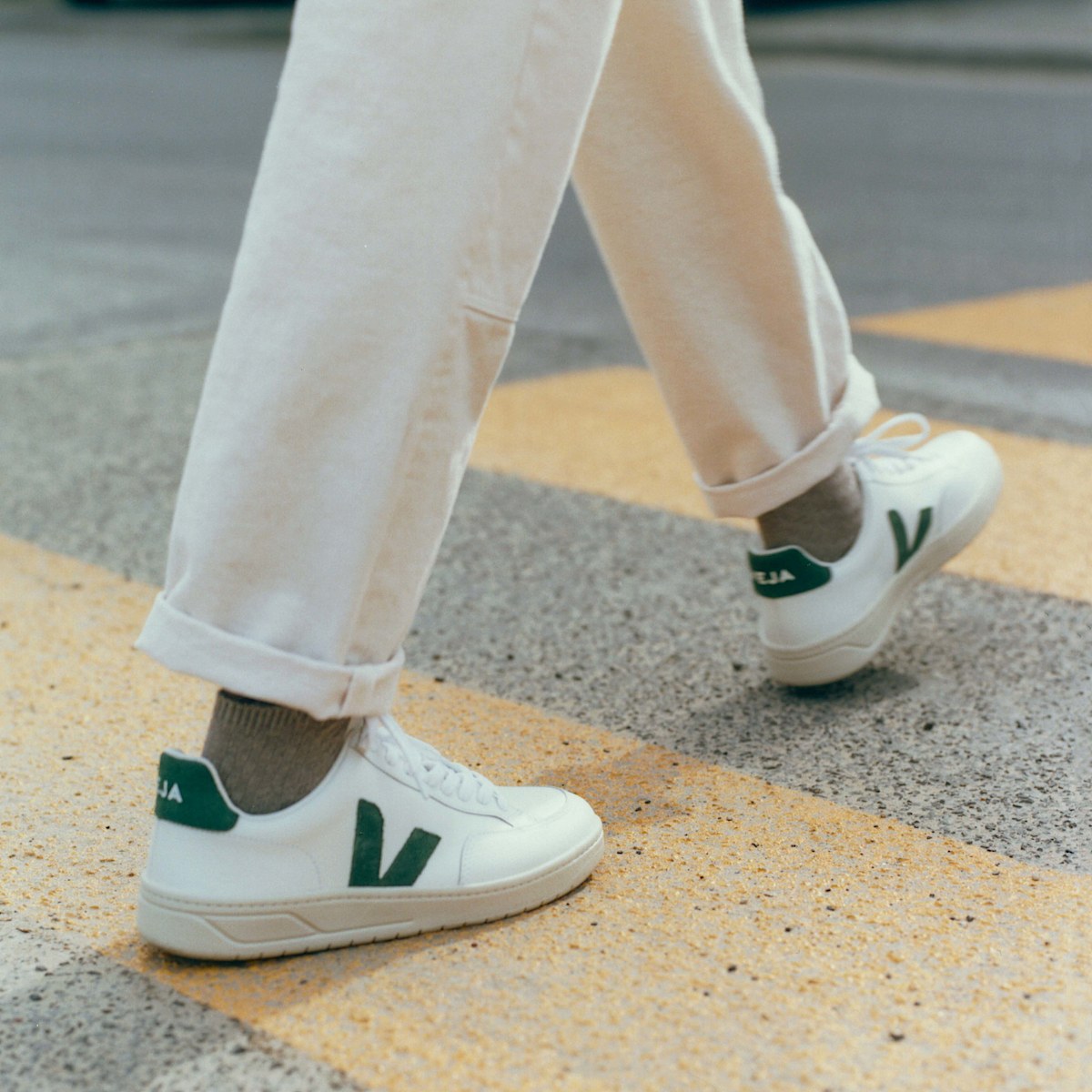 veja sneakers v-12 皮革 白色 XD0202336