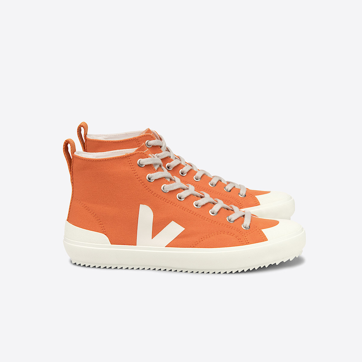 veja sneakers nova-ht algodón-orgánico naranja NT0102859 Lateral view