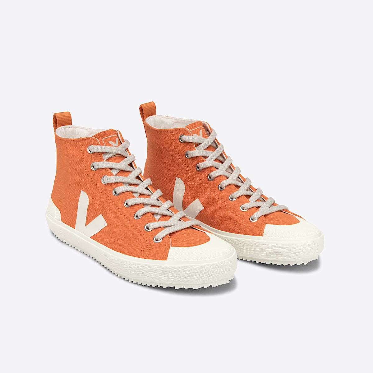 veja sneakers nova-ht algodón-orgánico naranja NT0102859 Top view