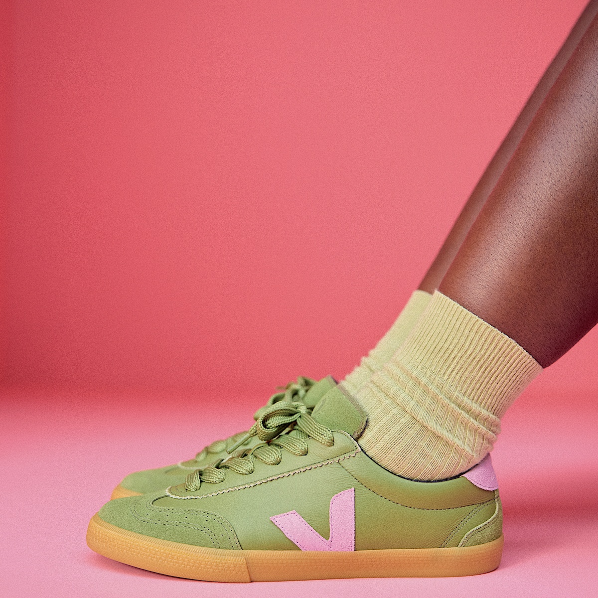 veja sneakers veja-x-make-my-lemonade organic-leather green VM2003859