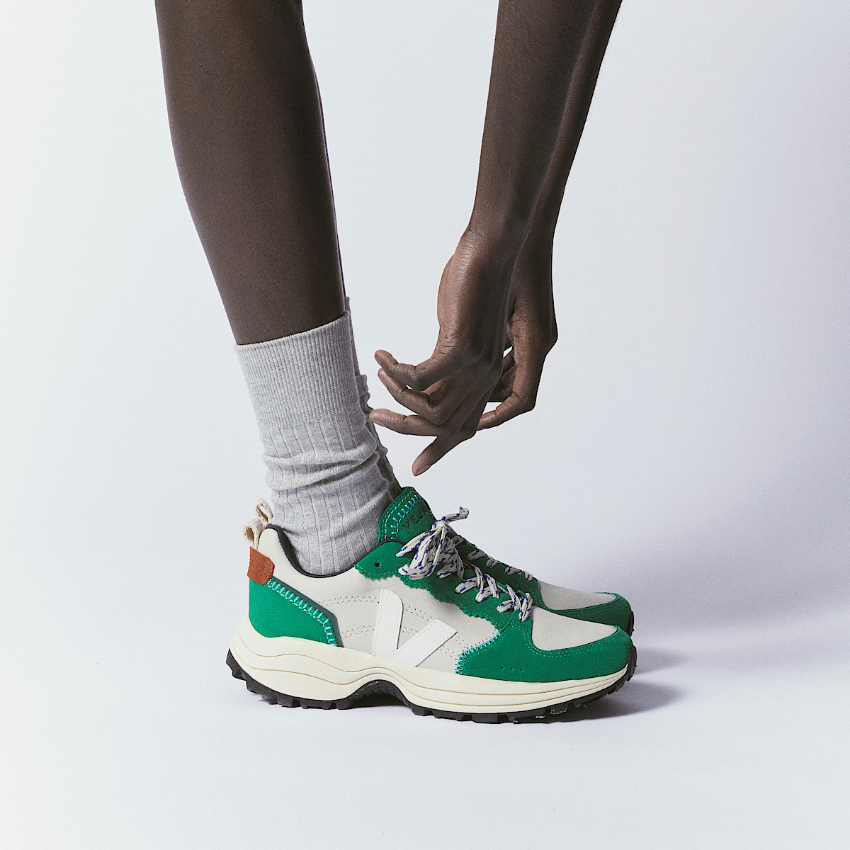 veja baskets veja-x-bimba-y-lola cuir-biologique multicolore VY2003841