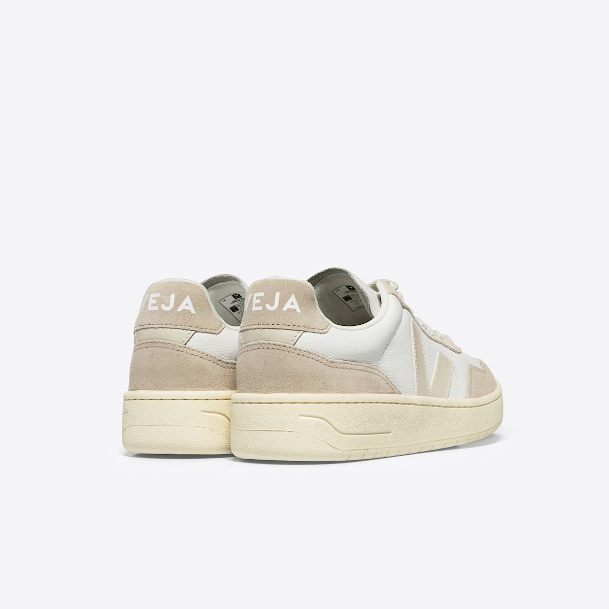 veja baskets v-90 cuir blanc VD2003377 Back view